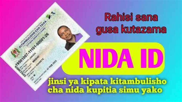 Unlocking The Secrets Of Kitambulisho Cha NIDA Online